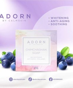 Adorn By CalmSkin Chimchaghan Soap 70g with 10X Whitening, Anti-Aging & Collagen