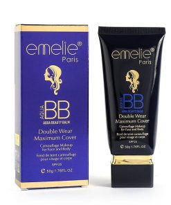 Emelie Aqua Beauty Balm Cream Double Wear Maximum Cover SPF25 Foundation Tube