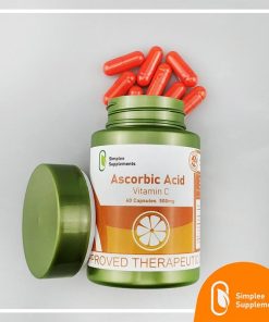 Simplee Supplement Ascorbic Acid Vitamin C 60 Capsule 500mg