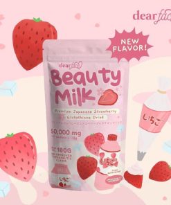 Dear Face Beauty Milk Premium Japanese Strawberry Glutathione Drink