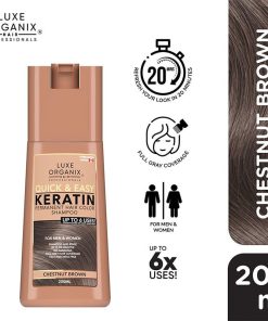 Luxe Organix Hair Color Shampoo Chestnut Brown 200ml