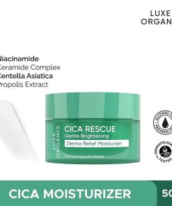 Luxe Organix Cica Rescue Gentle Brightening Derma Relief Moisturizer 50g