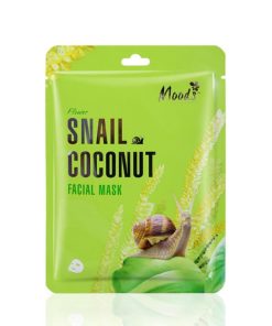 Moods Skincare Flower Snail Coconut Facial Mask