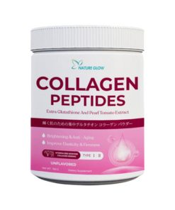 Nature Glow Collagen Peptides Powder Skin Whitening Improve Aging Support Hair 100g