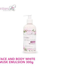 Brilliant Skin Essentials Face and Body White Musk Emulsion 300g