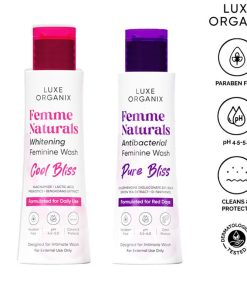 Luxe Organix Femme Naturals Whitening & Antibacterial Feminine Wash