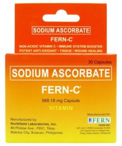 Fern-C Sodium Ascorbate Vitamin 30 Capsule Made in Philippine