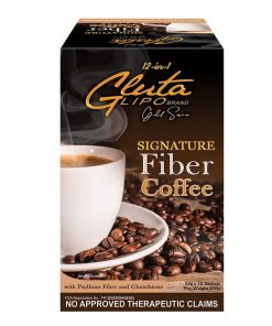 GlutaLipo12 in 1 Gluta Lipo Gold Series Signature Fiber Coffee – 10 Sachets