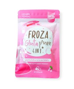 Froza Gluta Pure Capsule 4 in 1 Dietary Supplement Product Made in Thailand