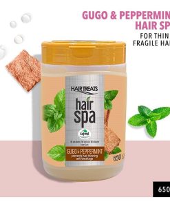 Hair Treats Hair Spa Gugo with Peppermint Helps Strengthen Roots to Control Hair Fall 650g