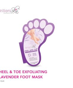 Brilliant Skin Essentials Heel & Toe Exfoliating Lavender Foot Mask (Per Sachet)