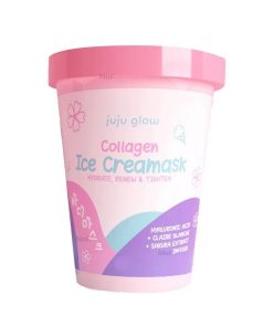 JUJU GLOW Collagen Ice Cream Mask, Hydrate, Renew & Tighten 135g