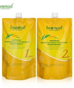 Bremod Keratin Silky Straight Rebonding Set (1+2) Leave your Hair Silky Straight Smooth and in Healthy Condition