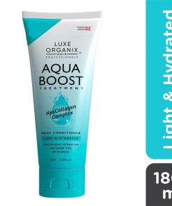 Luxe Organix Hair Professionals Aqua Boost Treatment HyaCollagen Complex Light & Hydrated Daily Conditioner 180ml
