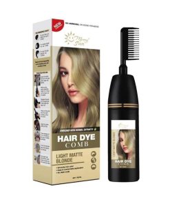 Merry Sun Permanent Hair Dye Comb Light Matte Blonde By Merrysun Corporation