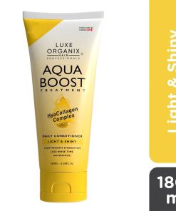 Luxe Organix Hair Professionals Aqua Boost Treatment HyaCollagen Complex Light & Shiny Daily Conditioner 180ml
