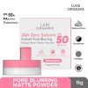 Luxe Organix 24H Zero Sebum Instant Pore Blurring Weightless Matte Powder SPF 50 PA+ Translucent