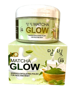MQ Cosmetics Matcha Glow Whipped Exfoliating Polish for Face and Body 300g.