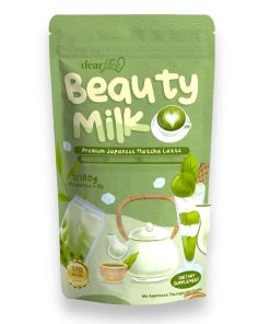 Dear Face Beauty Milk Premium Japanese Matcha Latte (Green Tea + Glutathione + Antioxidant)