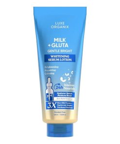 Luxe Organix Milk + Gluta Gentle Bright Whitening Serum Lotion 350ml