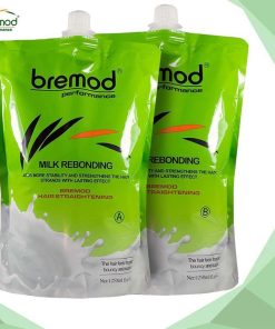 Bremod Hair Milk Rebonding Set (A + B) Straightening & Neutralizing Long Lasting Effect