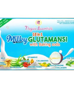 Naguia Essentials 10in1 Milky Glutamansi with Baking Soda 20 Soaps in 1 box