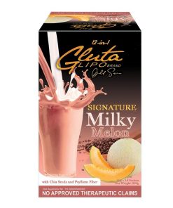 Glutalipo 12 in 1 Gluta Lipo Gold Series Signature Milky Melon – 10 Sachets