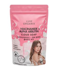 Luxe Organix Niacinamide + Alpha Arbutin Cloud Soap 180g Made in Korea