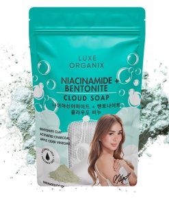 Luxe Organix Niacinamide + Bentonite Cloud Soap 180g Made in Korea