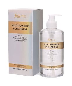 Ashley Shine Niacinamide Pure Serum 2 in 1 Face & Body Whitening and Hydrating Skin 520ml