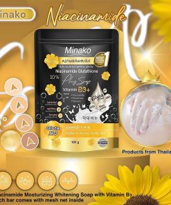 Minako Niacinamide Moisturizing Whitening Soap with Vitamin B3 100g