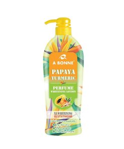 A Bonne Papaya Turmeric Perfume Whitening Lotion Smooth And Healthy Skin Fight blemishes wrinkles 500ml