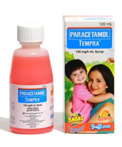 Paracetamol Tempra Orange Flavor No Shake Formula 120ml