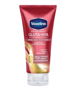Vaseline Healthy Bright Gluta-Hya Serum Burst Lotion Pro-Age Restore 170ml