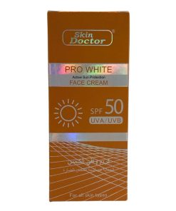 Skin Doctor Pro White Active Sun Protection Face Cream SPF50 UVA/UVB Sun Care 50g