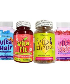REAL SKIN Vita Shape, Vita Skin, Vita Hair & Vita Fit 60 Gummies