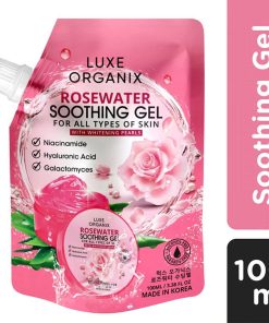 Luxe Organix Rosewater Soothing Gel For All Type of Skin Made in Korea