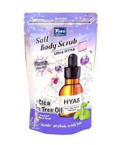 Yoko Salt Body Scrub Ultra HYA8 Made in Thailand