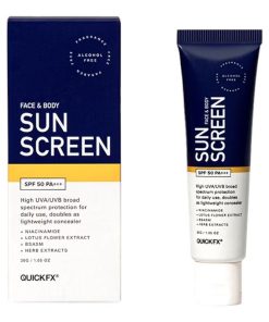 QUICKFX Face & Body Sunscreen SPF50 PA+++ 30g