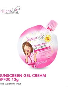 Brilliant Skin Essentials Sunscreen Gel-Cream SPF 30 13g Circle Sachet with Spout