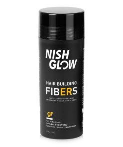 NISHGLOW  ORGANIC HAIR FIBER FOR THICKER THINNING HAIR  FULL HAIR INSTANTLY  FOR MEN & WOMEN