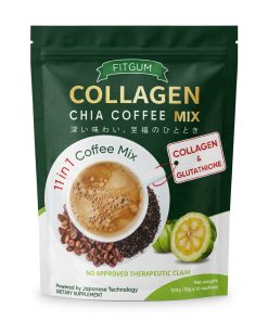 FitGum Collagen Coffee Mix with Chia Seeds 120g(12g * 10 sachets)